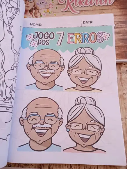 Livro Colorir e Atividades Grande A4