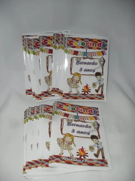 Livro Colorir Festa Junina