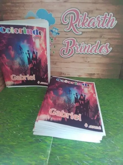 Livro Colorir Halloween