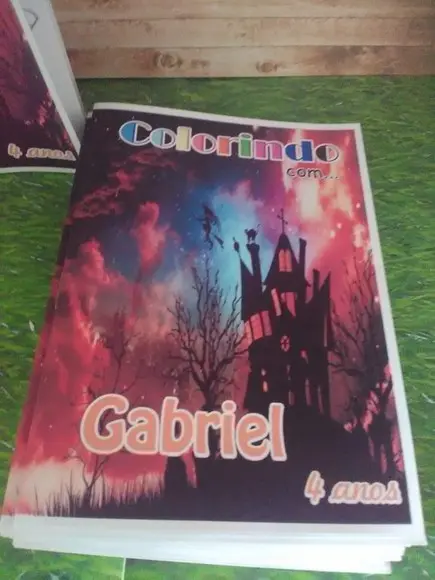 Livro Colorir Halloween