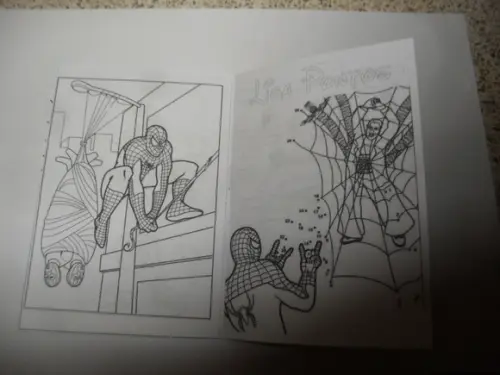 Livro Colorir Homem Aranha
