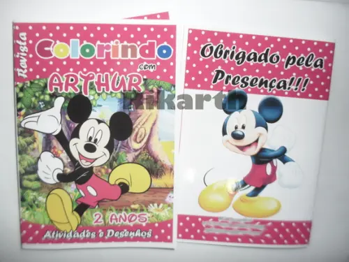 Livro Colorir Mickey