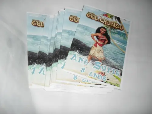 Livro Colorir Moana