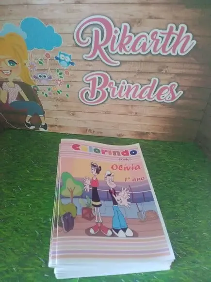 Livro Colorir Olivia Palito