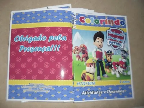 Livro Colorir Patrulha Canina