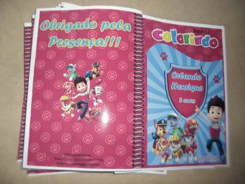 Livro Colorir Patrulha Canina