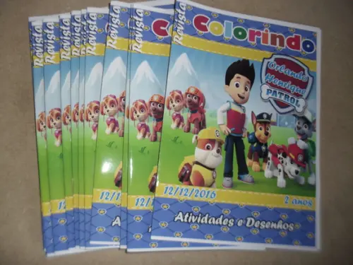 Livro Colorir Patrulha Canina