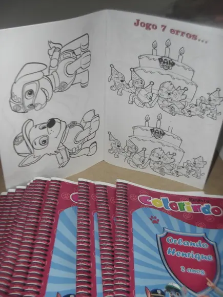 Livro Colorir Patrulha Canina