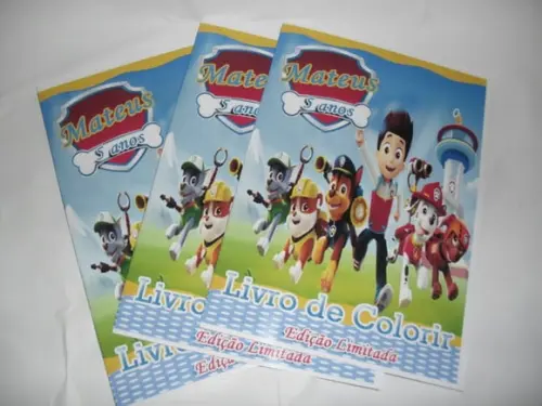 Livro Colorir Patrulha Canina