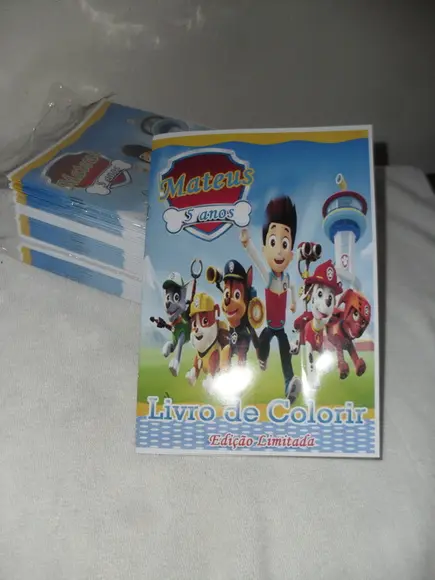 Livro Colorir Patrulha Canina