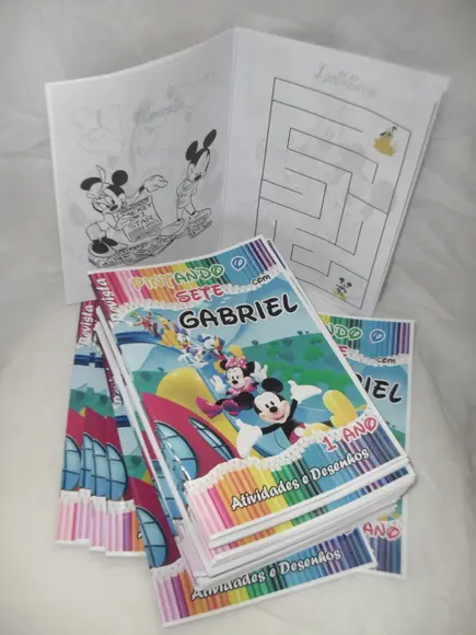 Livro Colorir Pintando o Sete