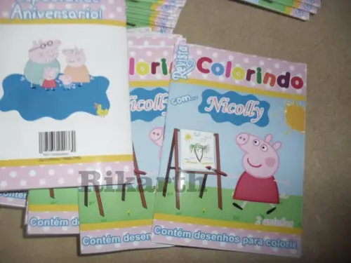 Livro Colorir Porquinha