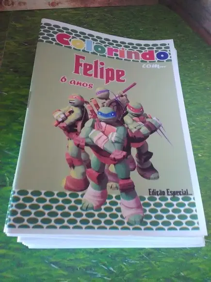 Livro Colorir Tartarugas