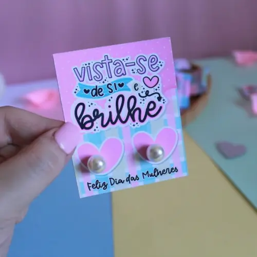 Mini Card Brinco Dia das Mulheres
