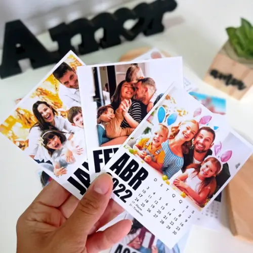 Polaroid Calendário - Foto Imã Calendário2023