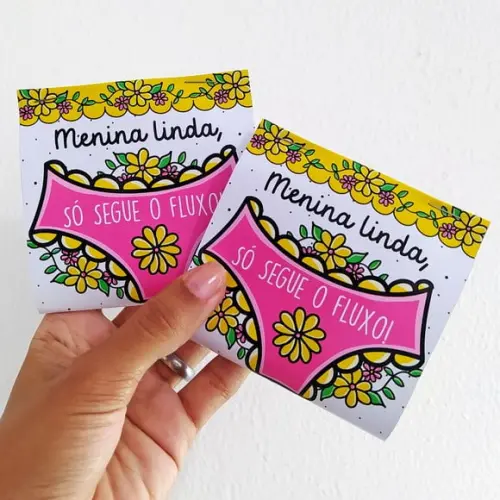 Porta Absorvente Dia da Mulher
