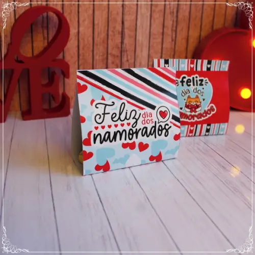 Porta Bombom Personalizado Dia dos Namorados
