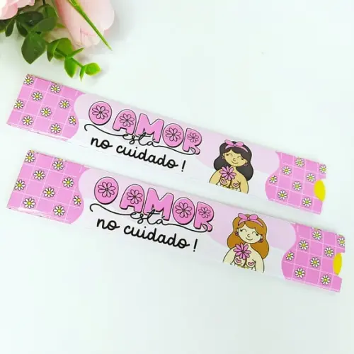 Porta Lixa Outubro Rosa