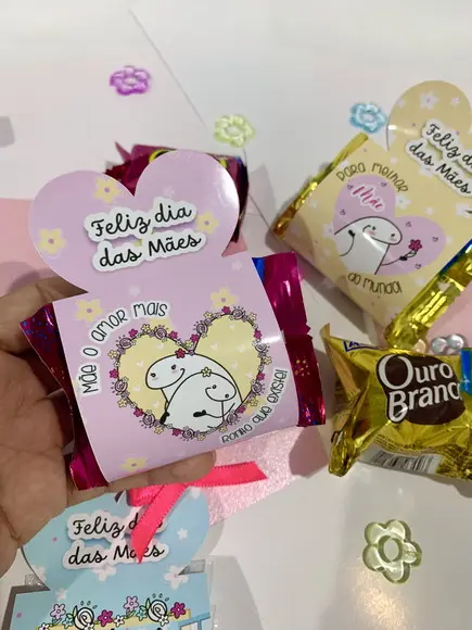 Porta Chocolate Dia das Mães