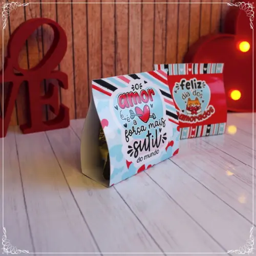 Porta Bombom Personalizado Dia dos Namorados