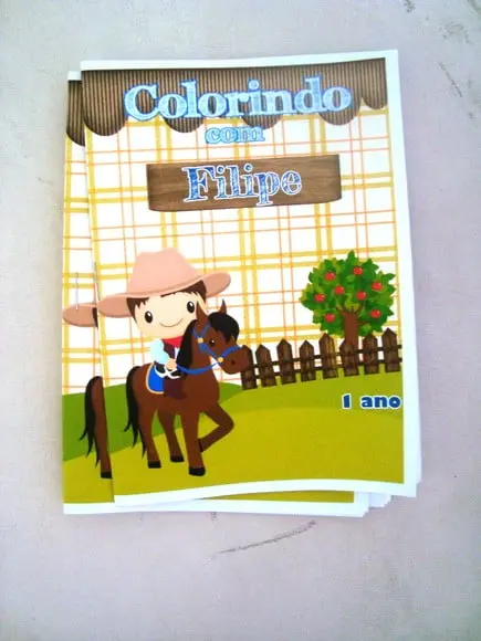 Revista colorir Fazendinha