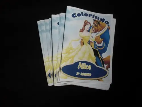Revista Colorir Bela e a Fera