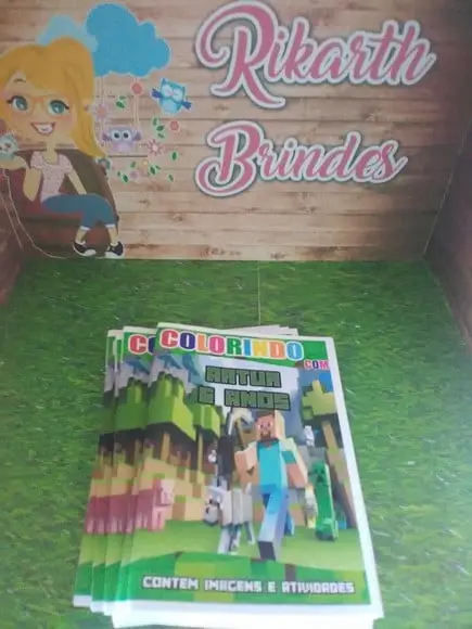 Revista Colorir Minecraft