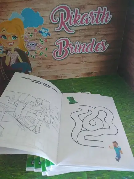 Revista Colorir Minecraft