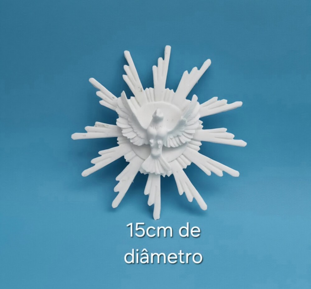 Divino Espirito Santo em resina