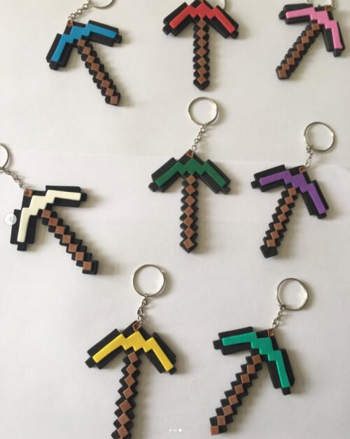 Mini Chaveiro Picareta Minecraft