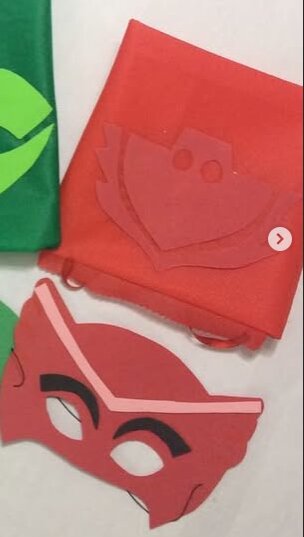 Kit Máscara e Capa PJ Masks