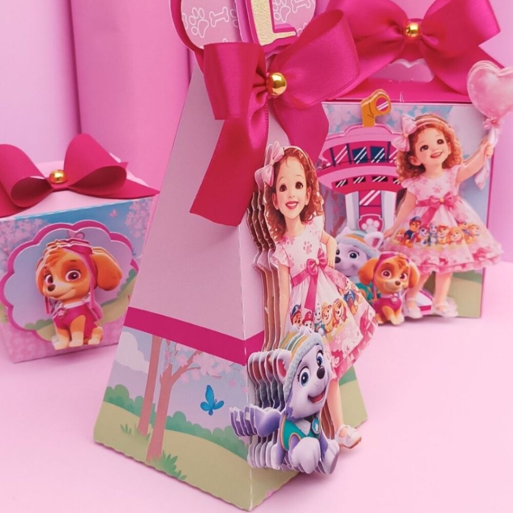 Kit Festa Patrulha Canina Skye (15 Peças)|Linha Topázio | Lembr