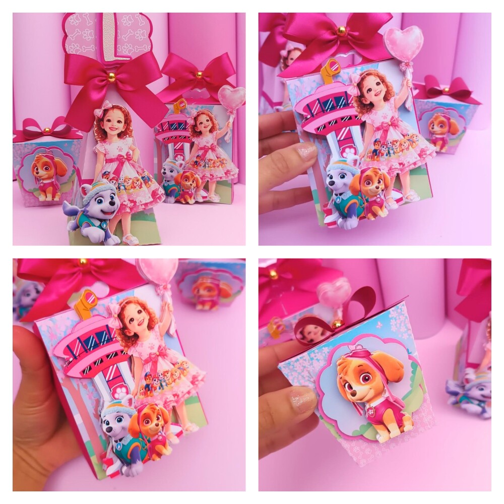 Kit Festa Patrulha Canina Skye (15 Peças)|Linha Topázio | Lembr