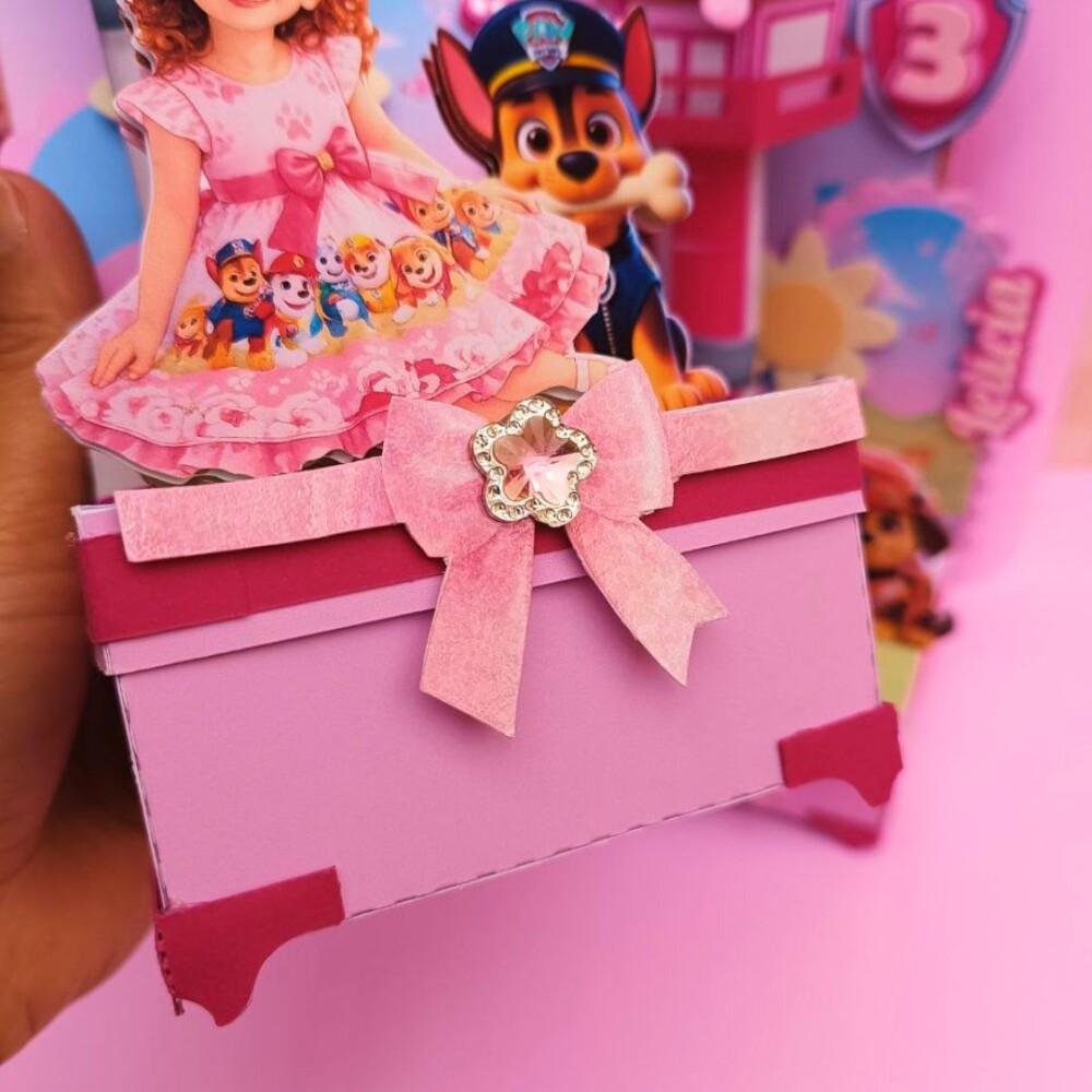 Kit Festa Patrulha Canina Skye (30 Peças)|Linha Safira | Lembran