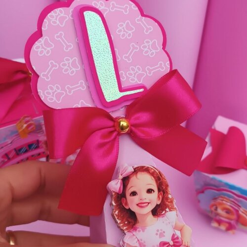 Kit Festa Patrulha Canina Skye (15 Peças)|Linha Topázio | Lembr