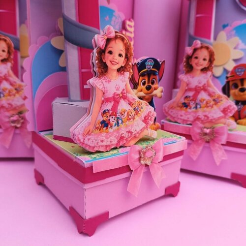 Kit Festa Patrulha Canina Skye (30 Peças)|Linha Safira | Lembran