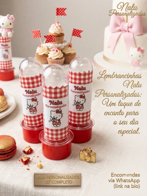 Tubetes de 8 cm Personalizados