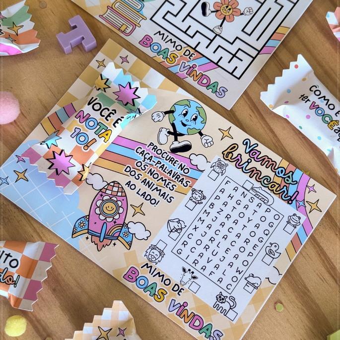 Arquivo Digital Cartão Bala Volta as Aulas