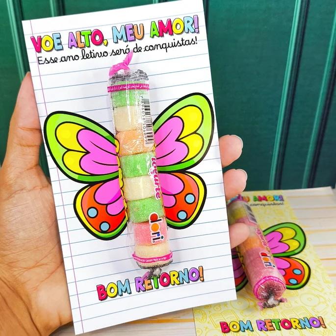 Arquivo Digital Cartão Jujuba Volta as Aulas