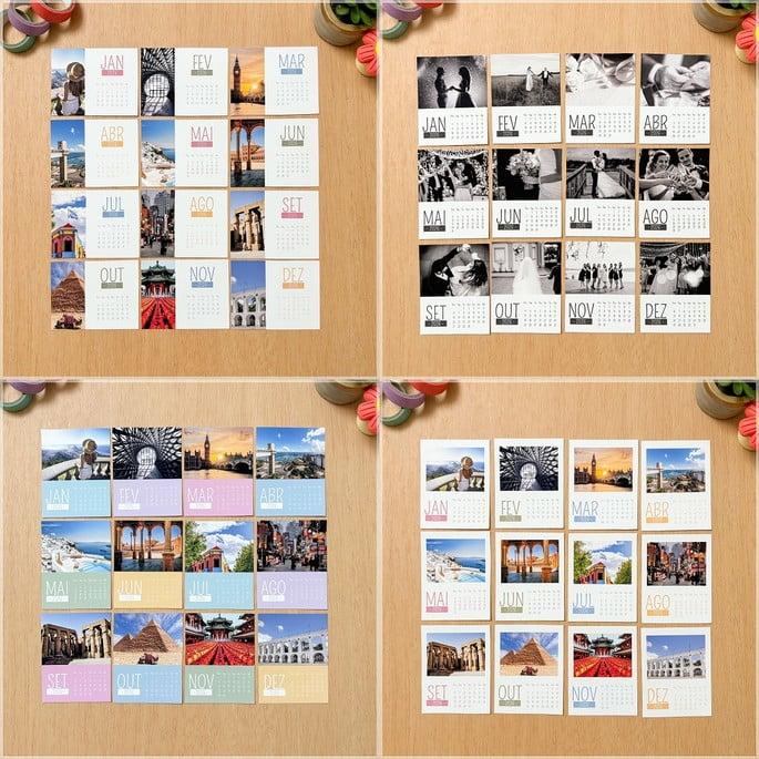 Arquivo Digital Calendário Polaroid 2026