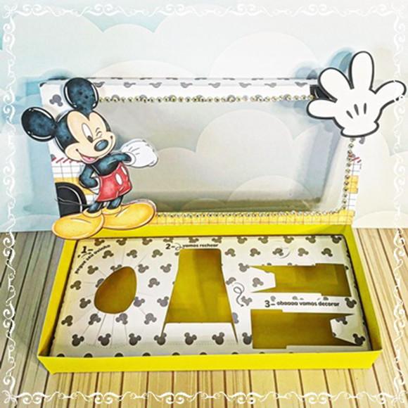 Arquivo Corte Caixa Confeiteiro Mickey