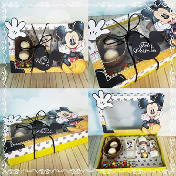 Arquivo Corte Caixa Confeiteiro Mickey