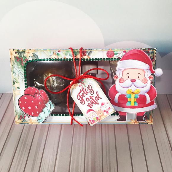 ARQUIVO CORTE CAIXA CONFEITEIRO NATAL