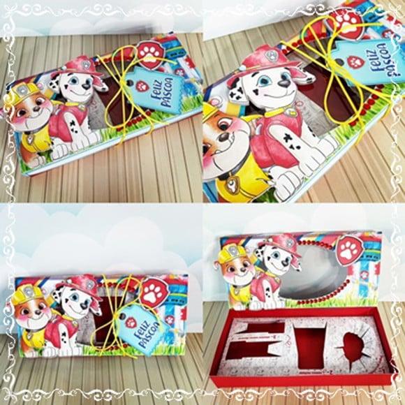 Arquivo Corte Caixa Confeiteiro Patrulha Canina