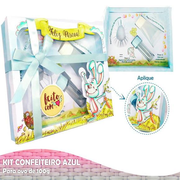 ARQUIVO CORTE CAIXA CONFEITEIRO PÁSCOA AZUL