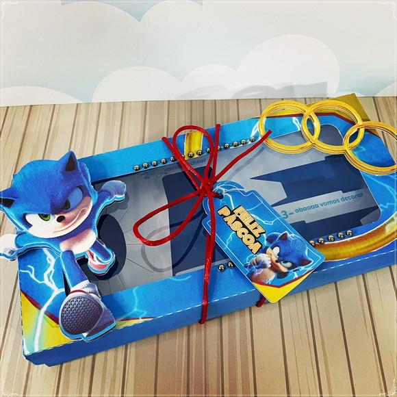 Arquivo Corte Caixa Confeiteiro Sonic