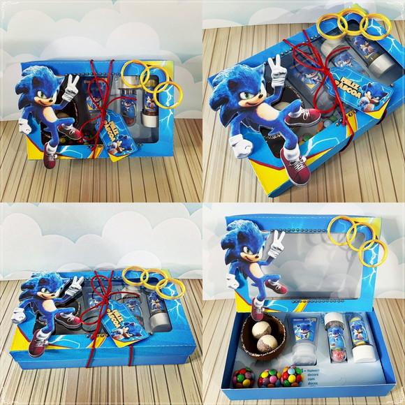 Arquivo Corte Caixa Confeiteiro Sonic