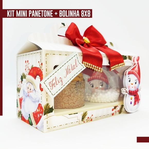 ARQUIVO CORTE CAIXA MINI PANETONE NATAL