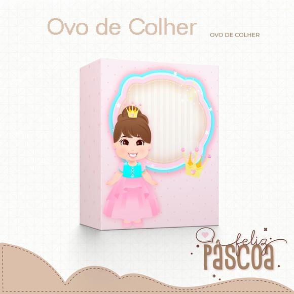 ARQUIVO CORTE CAIXA OVO DE COLHER PRINCESAS