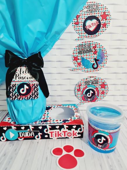 ARQUIVO CORTE CAIXA OVO KIT SLIME TIK TOK